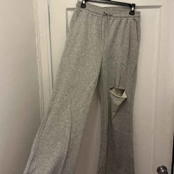 High Rise Distressed Sweatpants - Picture 2 of 4